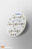 MR16 PCB for 7 LED CREE XHP35 High-Intensity / Ledil LED lens compatible MR16 PCB for 7 LED CREE XHP35 High-Intensity / Ledil LED lens compatible