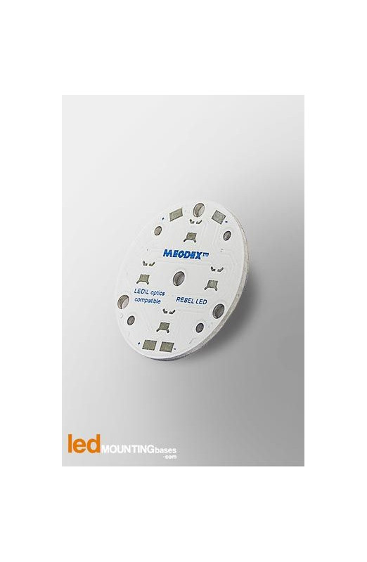PCB MR11 pour 4 LED Lumileds Luxeon Rebel compatible optique Ledil PCB MR11 pour 4 LED Lumileds Luxeon Rebel compatible optique Ledil