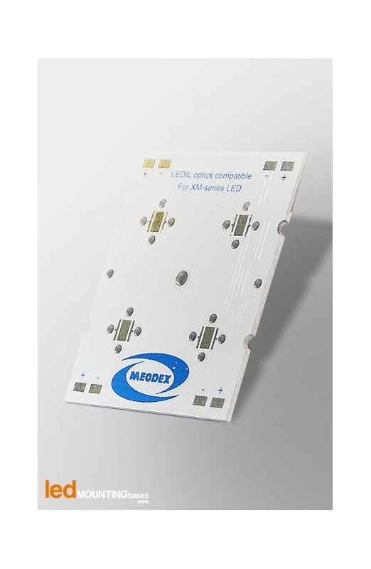 STRIP MCPCB for 4 LEDs CREE XML Ledil LED Lens compatible STRIP MCPCB for 4 LEDs CREE XML Ledil LED Lens compatible