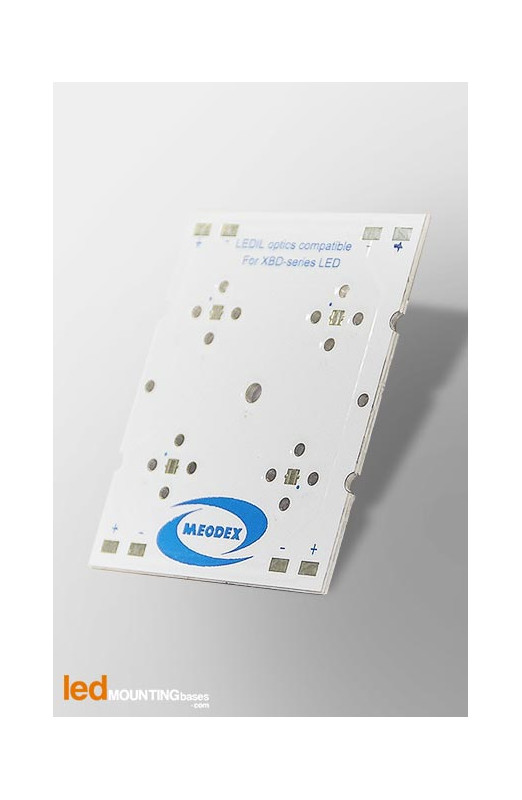 STRIP MCPCB for 4 LEDs CREE XB-D Ledil LED Lens compatible STRIP MCPCB for 4 LEDs CREE XB-D Ledil LED Lens compatible