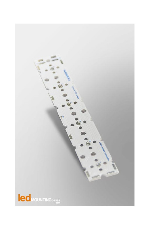MCPCB STRIP pour 6 LEDs Osram Oslon Serie compatible optique Ledil MCPCB STRIP pour 6 LEDs Osram Oslon Serie compatible optique Ledil