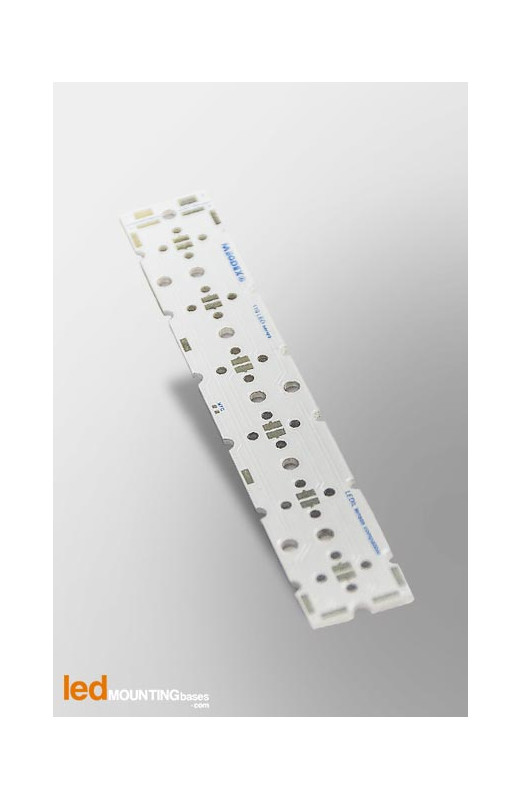 MCPCB STRIP pour 6 LEDs Nichia N119 compatible optique Ledil MCPCB STRIP pour 6 LEDs Nichia N119 compatible optique Ledil