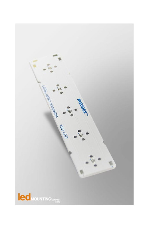 MCPCB STRIP pour 5 LEDs CREE XB-D MCPCB STRIP pour 5 LEDs CREE XB-D