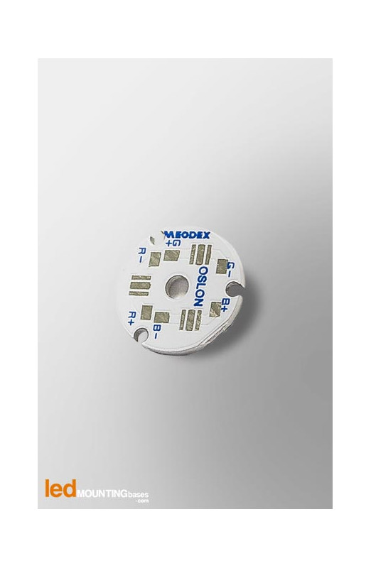 MCPCB Diametre 18mm pour 3 LEDs Osram Oslon Serie compatible optique Ledil MCPCB Diametre 18mm pour 3 LEDs Osram Oslon Serie compatible optique Ledil