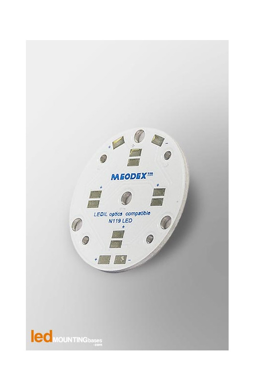 D35 MCPCB for 4 LEDs Nichia 119 Ledil LED Lens compatible D35 MCPCB for 4 LEDs Nichia 119 Ledil LED Lens compatible