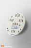 MCPCB Diametre 40mm pour 3 LEDs Nichia x83 compatible optique Ledil MCPCB Diametre 40mm pour 3 LEDs Nichia x83 compatible optique Ledil