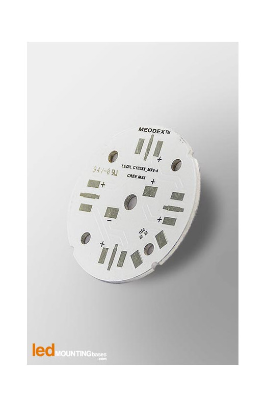 D40 MCPCB for 4 LEDs CREE MX-6 Ledil LED Lens compatible D40 MCPCB for 4 LEDs CREE MX-6 Ledil LED Lens compatible