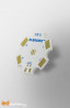 MCPCB STAR pour 1 LED CREE XB-D MCPCB STAR pour 1 LED CREE XB-D
