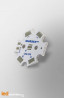 MCPCB STAR pour 1 LED Osram Oslon Serie MCPCB STAR pour 1 LED Osram Oslon Serie