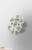 MCPCB STAR pour 1 LED CREE XHP50 6V compatible optique LEDIL et CARCLO MCPCB STAR pour 1 LED CREE XHP50 6V compatible optique LEDIL et CARCLO